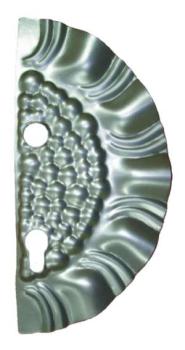 Preview: Schlossplatte – rechts 265x125, t1,2, d19, 90mm