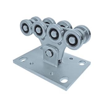 8-rädriger Laufwagen für selbsttragenden Tor Zn, profil 70x60mm