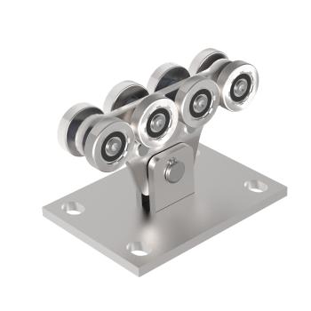 8-rädriger Laufwagen für selbsttragenden Tor Zn, profil 70x60mm