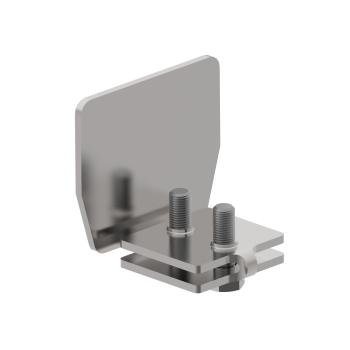 Preview: Endkappe für Laufschiene ohne Rad Zn, profile 94x8