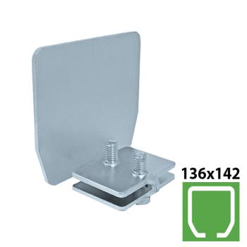 Endkappe für Laufschiene ohne Rad Zn, profile 136x