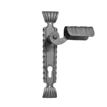 Preview: Drückerrosette mit Türgriff - rechts h260mm