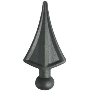 Preview: Geschmiedete Zierspitze h125, b65mm