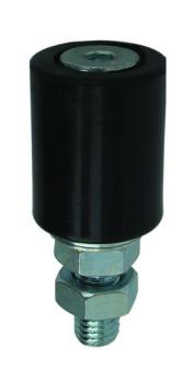 Nylon-Führungsrolle, schwarz Zn, D42mm, black