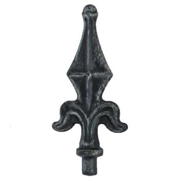 Preview: Geschmiedete Zierspitze h130, b59, n11,5mm