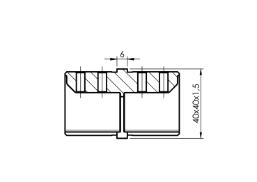Rohrverbinder für Nutrohr materiál