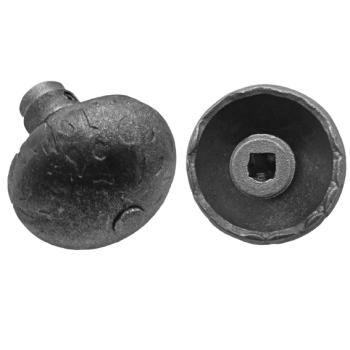 Preview: Ziertürdrücker - Kugel d60mm, D19mm, Fe