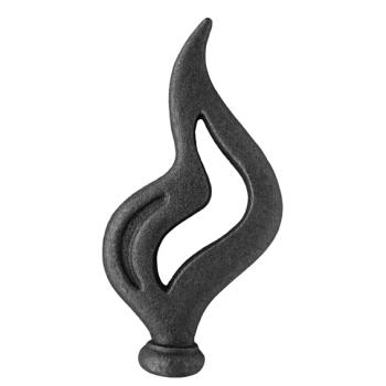 Preview: Geschmiedete Zierspitze h180, b90, n32mm