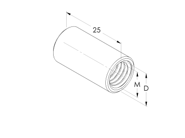 Preview: A-DIN 6334V M8x25-A2