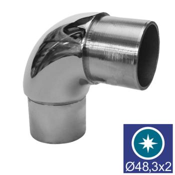 Preview: Rundbogen 90° AISI304, D48,3x2mm/90°