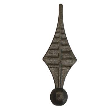 Geschmiedete Zierspitze h165, b53mm