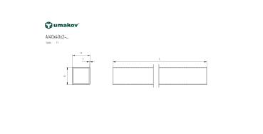 Preview: Quadratrohr geschliffen