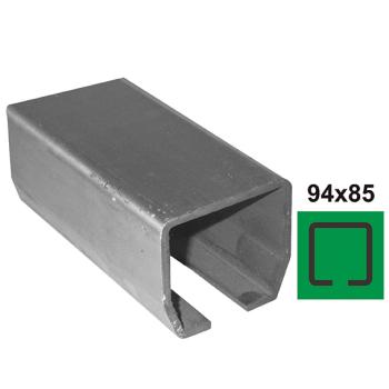 Preview: Eisenlaufschiene Fe, 94x85x5mm, L3m