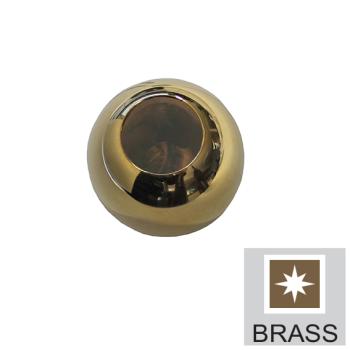 Preview: Endkappe Füllstab Messing, D25/d12mm