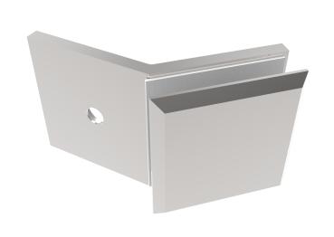 Preview: Glashalter, Zamak, 135°, T 8-10 mm