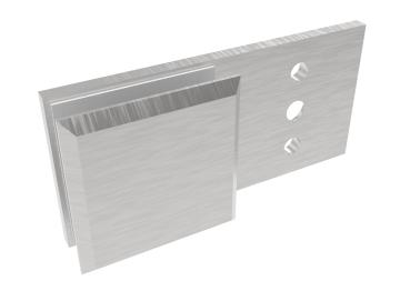 Preview: Glashalter, Zamak, T 8-10 mm