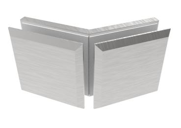 Preview: Glashalter, Zamak, 135°, T 8-10 mm