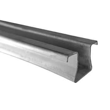 Preview: Bodenlaufschiene mit U-Rille zum Einbetonieren Zn,