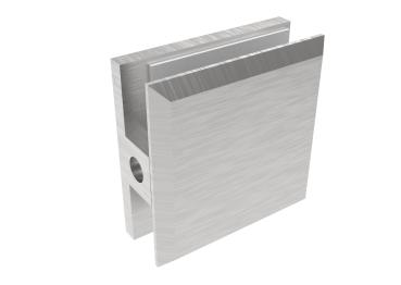 Preview: Glashalter, Zamak, 45x45x20/T 8-10 mm