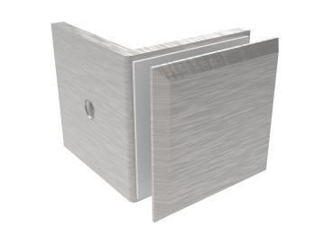 Preview: Glashalter, Zamak, 90°, T 8-10 mm