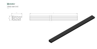 Glasdichtung für Profil