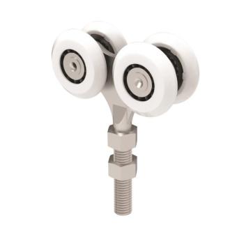 Vierädriger Rollenapparat Nylon, profile 33x34mm