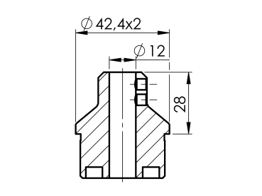 Preview: Endkappe für Handlauf