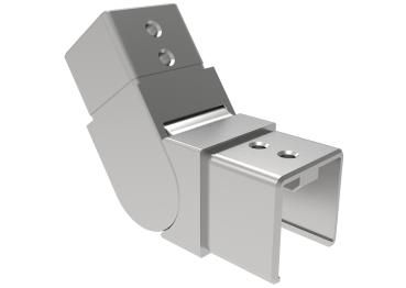 Preview: Rohrverbinder für Nutrohr 25-55° AISI316 25-55°up,