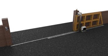 Teleskop-Schiebetor-System, max 15m, zweiteilig