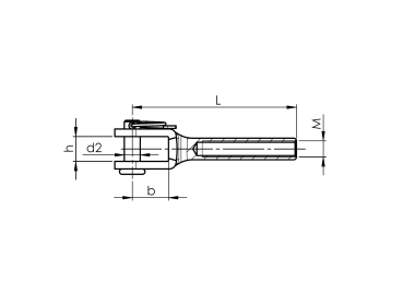 Kabelklemme AISI316, M10