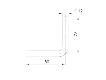 Handlaufhalter an die Wand