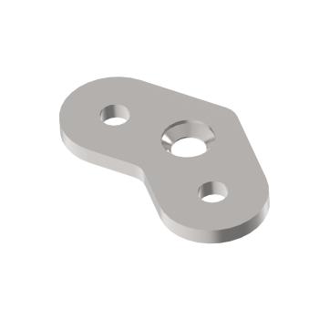 Preview: Anschraubplatte für Handlaufhalter