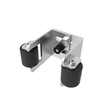 Auflageschuh für Tor Zn, 55-90mm Zn,black rubber
