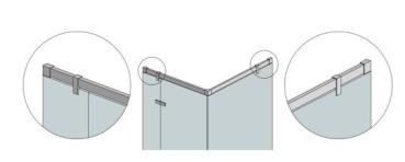 Beschlag für Stange Edelstahl