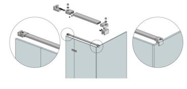 Beschlag für Stange Edelstahl