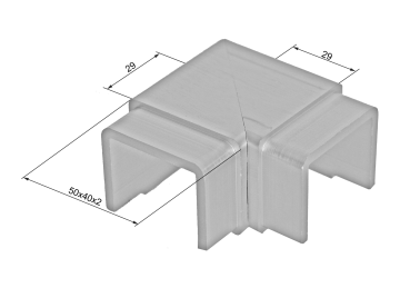 Handgriff-Glashalter-Knie aus Aluminium
