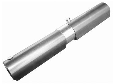 Anschweißband 2-teilig D22, INOX, L165mm