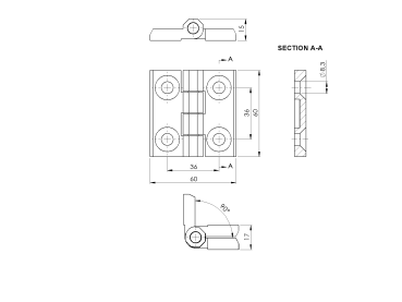 Torband INOX, AISI316, L=60mm