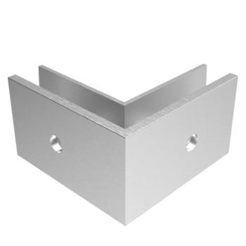 Ecke IN für Aluprofil mit Oberverankerung AL/ELOX/