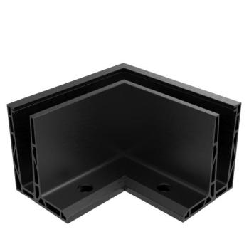 Ecke IN für Aluprofil mit Oberverankerung AL/ELOX/