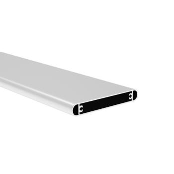 Preview: Aluminium Zaunlatte oval 14x95-6000mm