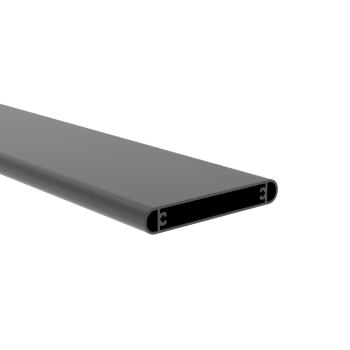 Preview: Aluminium-Zaunlatte oval 14x95-6000mm