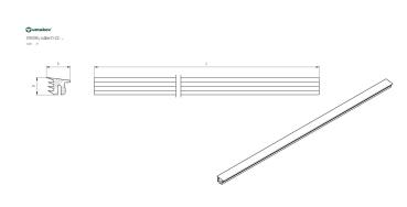 Glasdichtung für Profil
