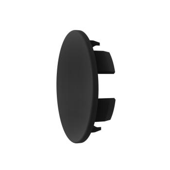 Preview: Endkappe für ALU profile - schwarz, PVC, D25mm