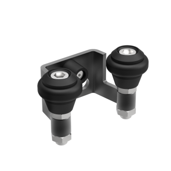 Preview: Auflageschuh für Tor, Zn, profile 60mm, Anthrazit