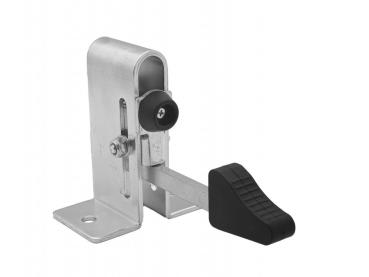 Preview: Torstopper zum Aufschrauben, mit Arretierung, Zn