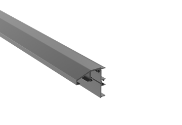 Preview: Führungsprofil unten für Schiebetore 6000mm R7016
