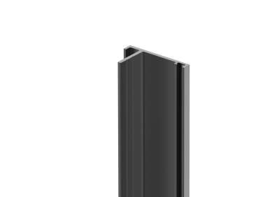 Preview: Aluminium-Anschlagprofil für das Tor