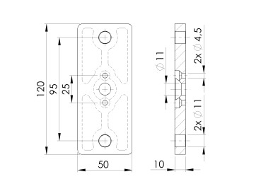 Preview: FG/BP120x50x10-R7016
