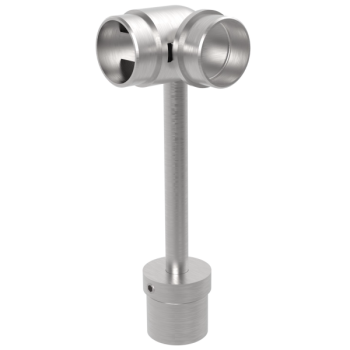 Handlaufstütze Rohrstütze Ø42,4 für Pfosten Ø42,4 Gelenk mit Winkel und Höheneinstellung Verstellbar Eckstütze